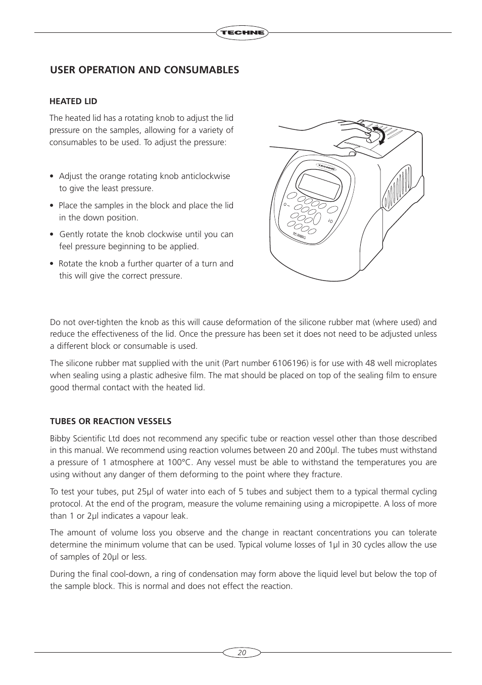 Techne TC-3000G User Manual | Page 22 / 56