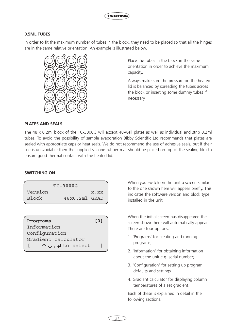 Techne TC-3000G User Manual | Page 23 / 56