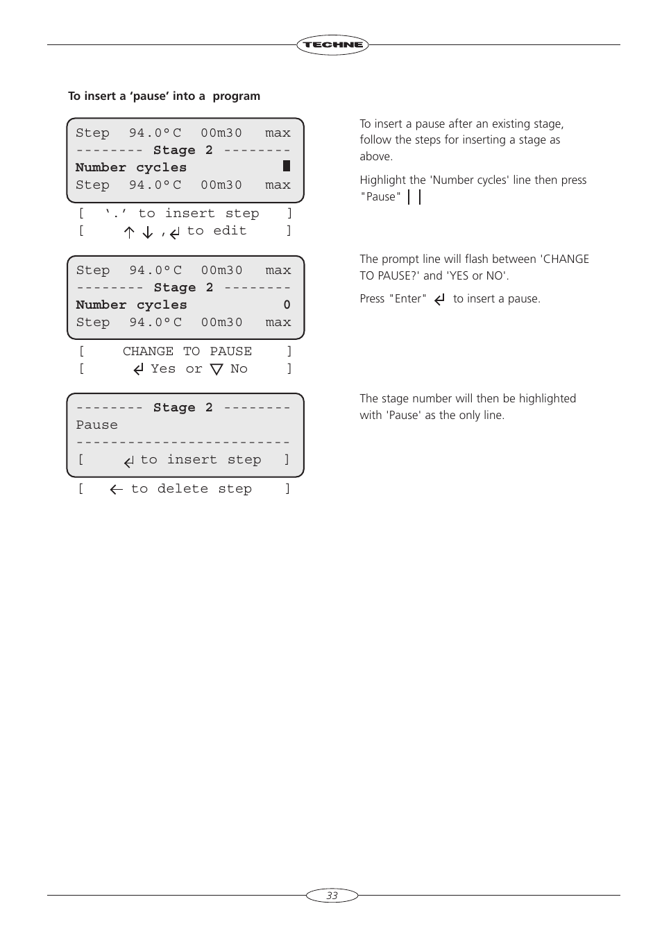 Techne TC-3000G User Manual | Page 35 / 56