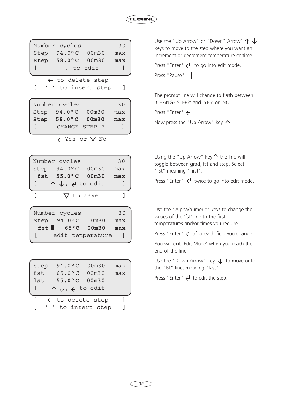 Techne TC-3000G User Manual | Page 40 / 56