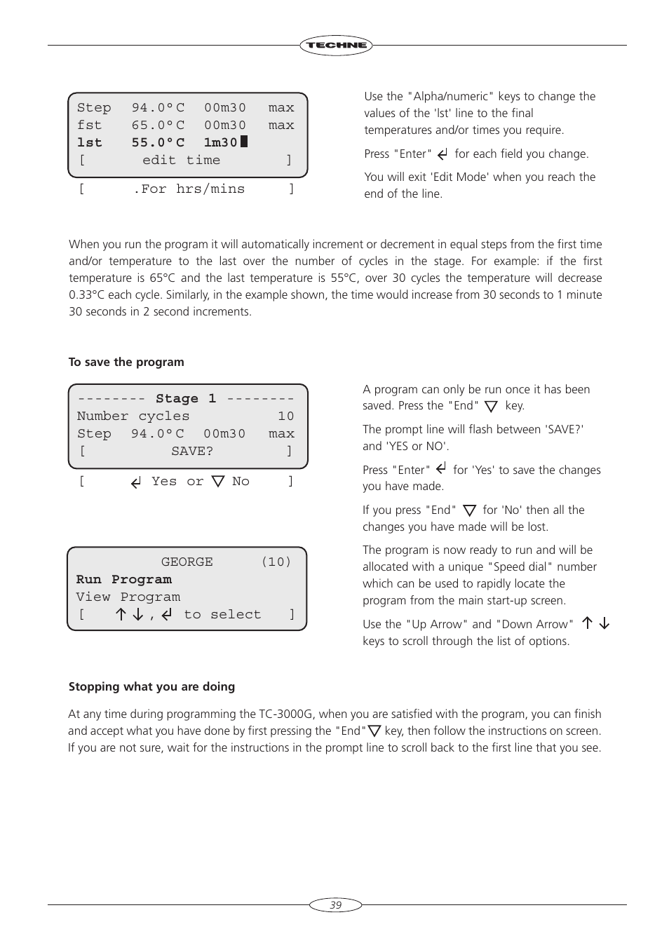 Techne TC-3000G User Manual | Page 41 / 56