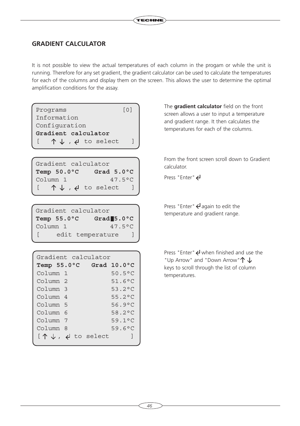 Techne TC-3000G User Manual | Page 48 / 56