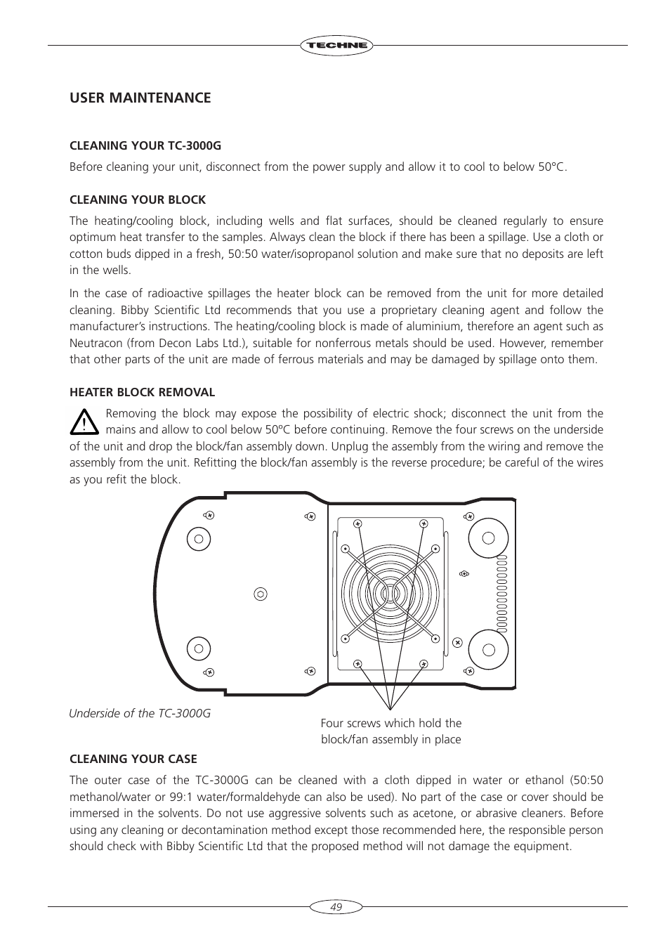 Techne TC-3000G User Manual | Page 51 / 56