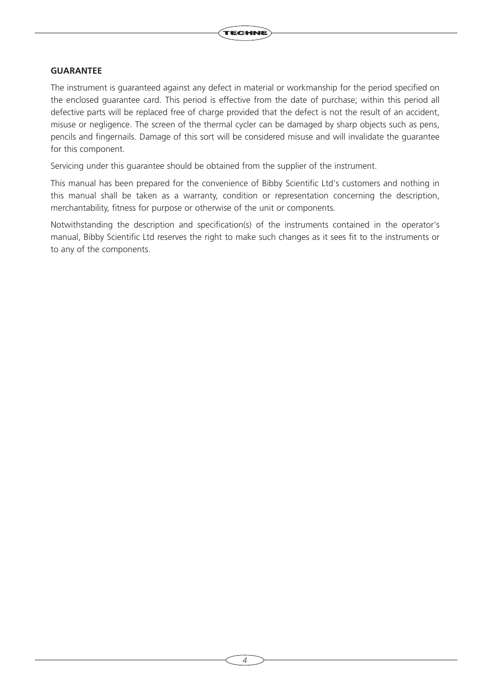 Techne TC-3000G User Manual | Page 6 / 56