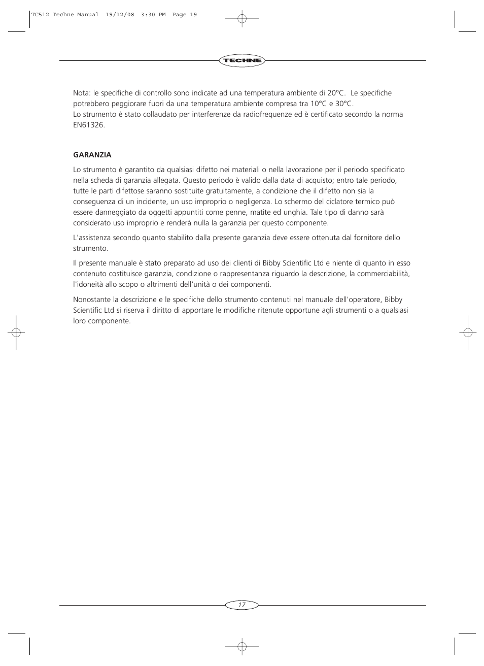 Techne TC-512 User Manual | Page 19 / 56