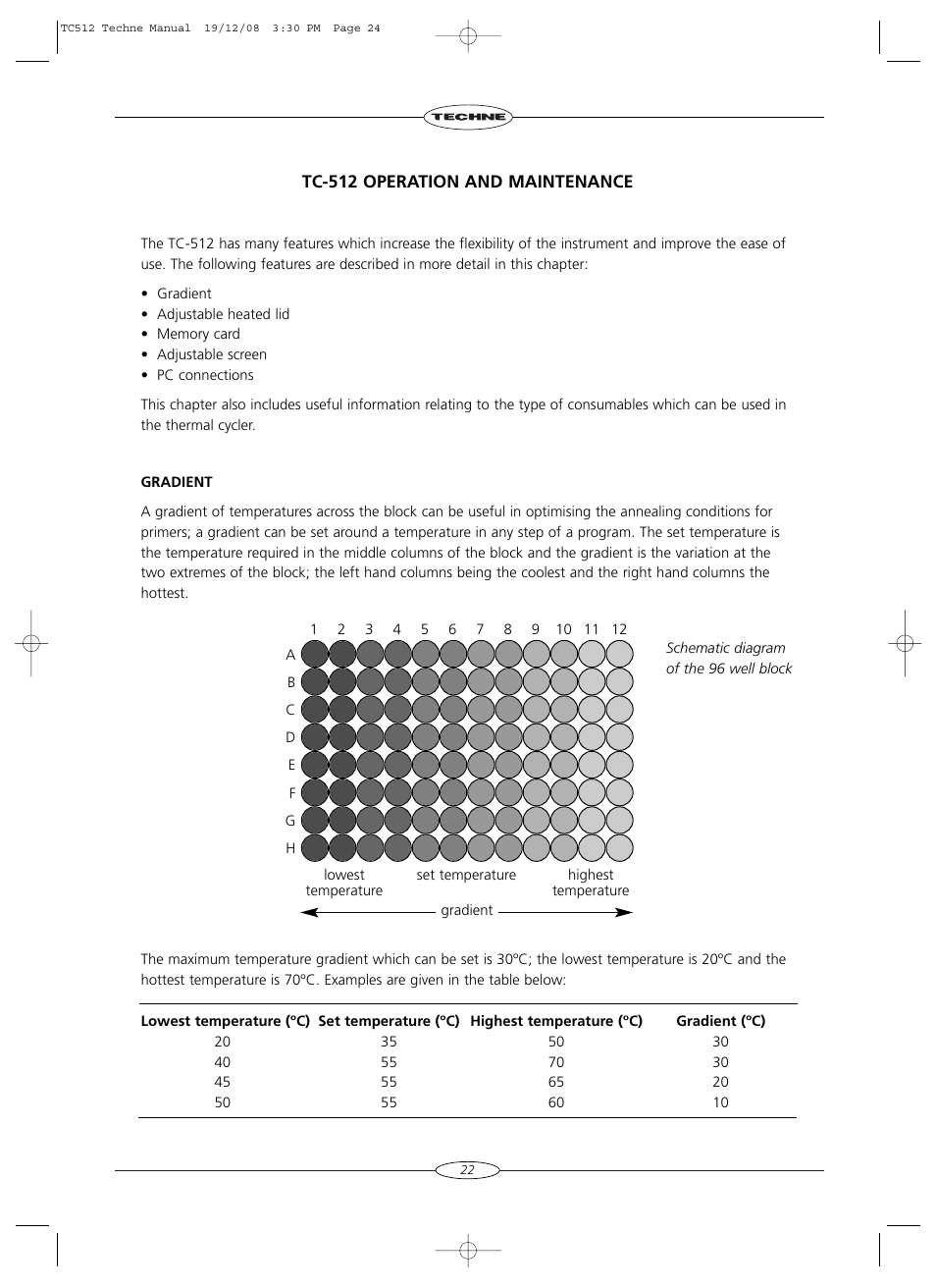 Techne TC-512 User Manual | Page 24 / 56
