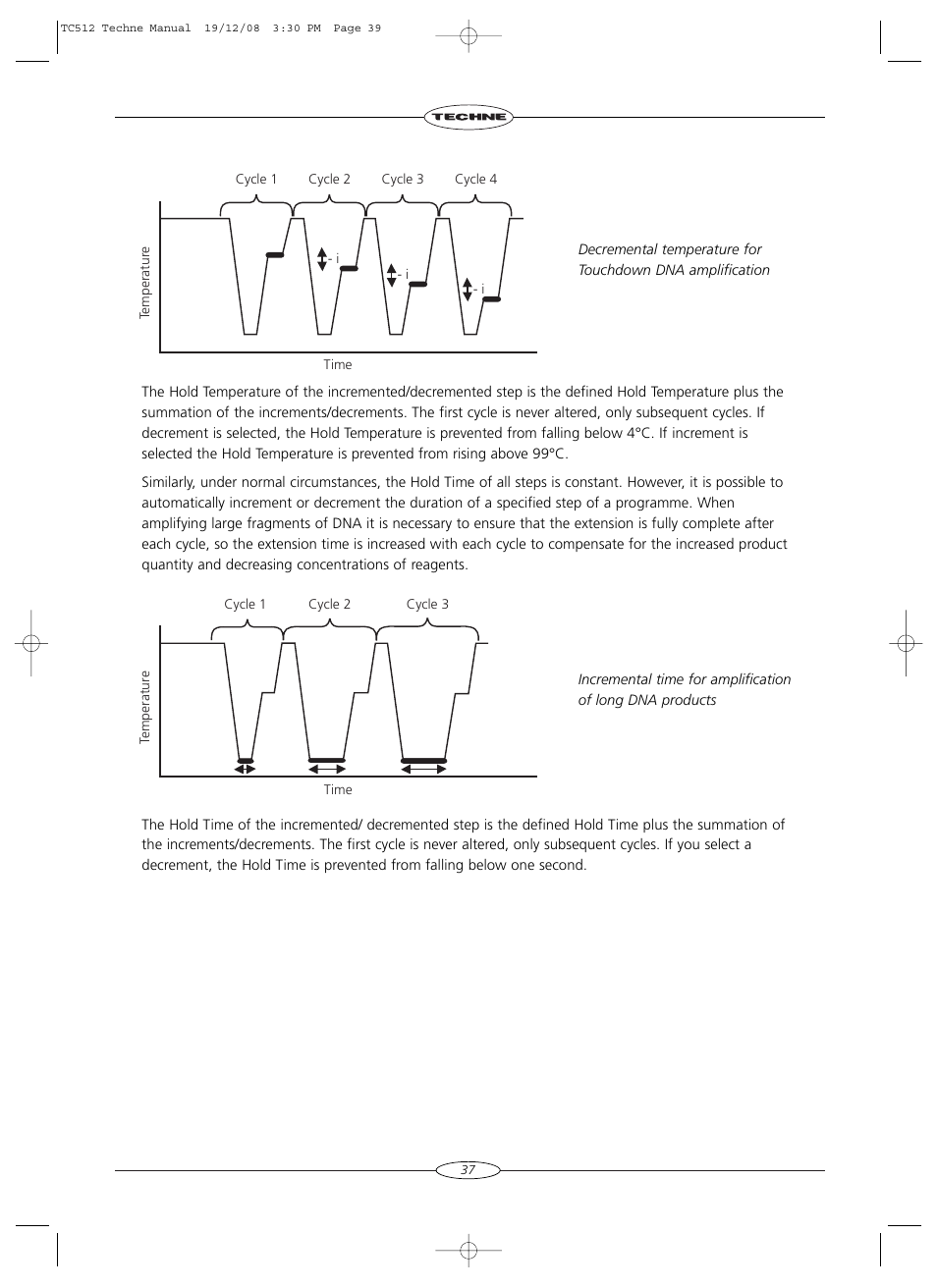 Techne TC-512 User Manual | Page 39 / 56