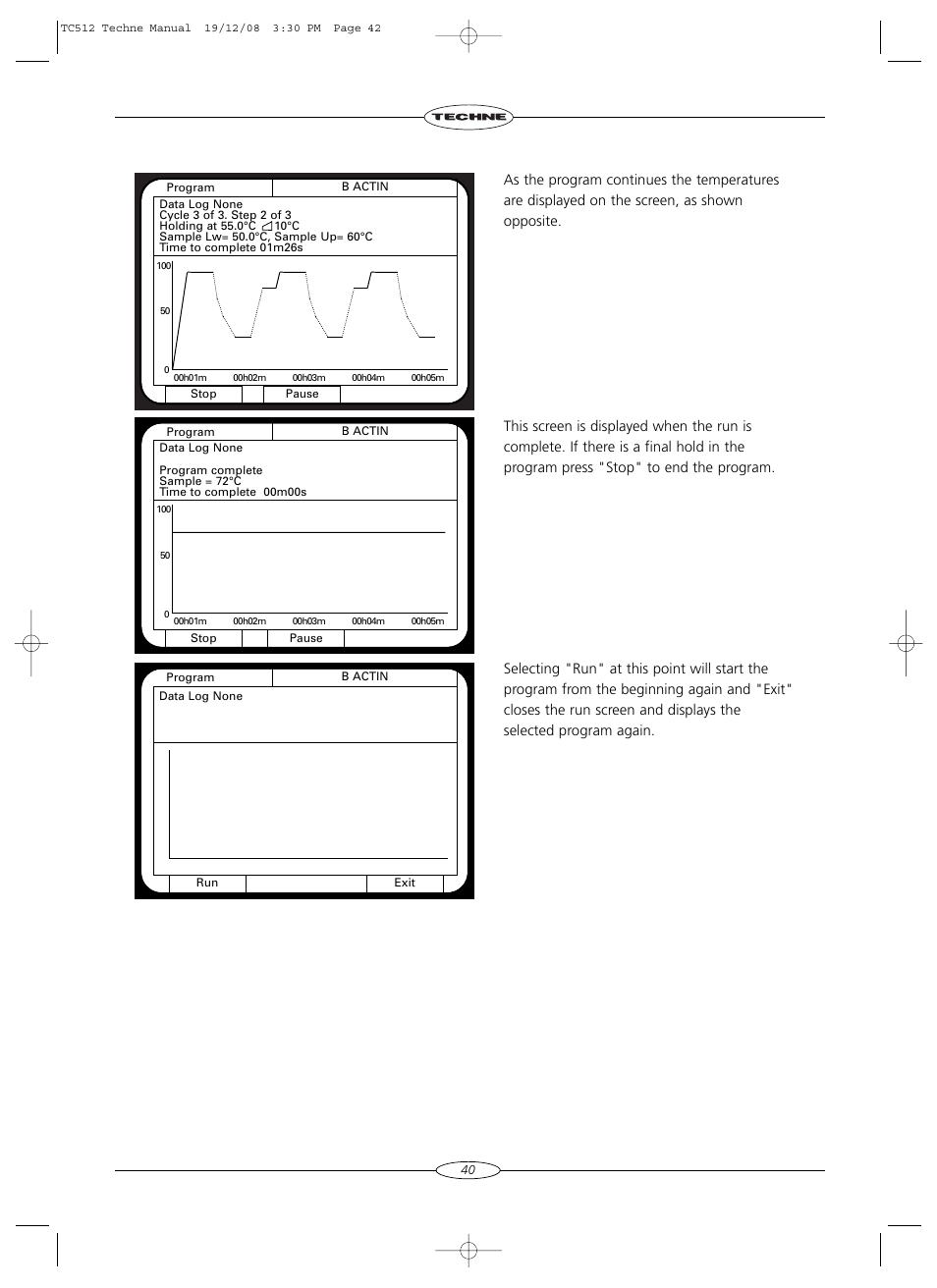 Techne TC-512 User Manual | Page 42 / 56