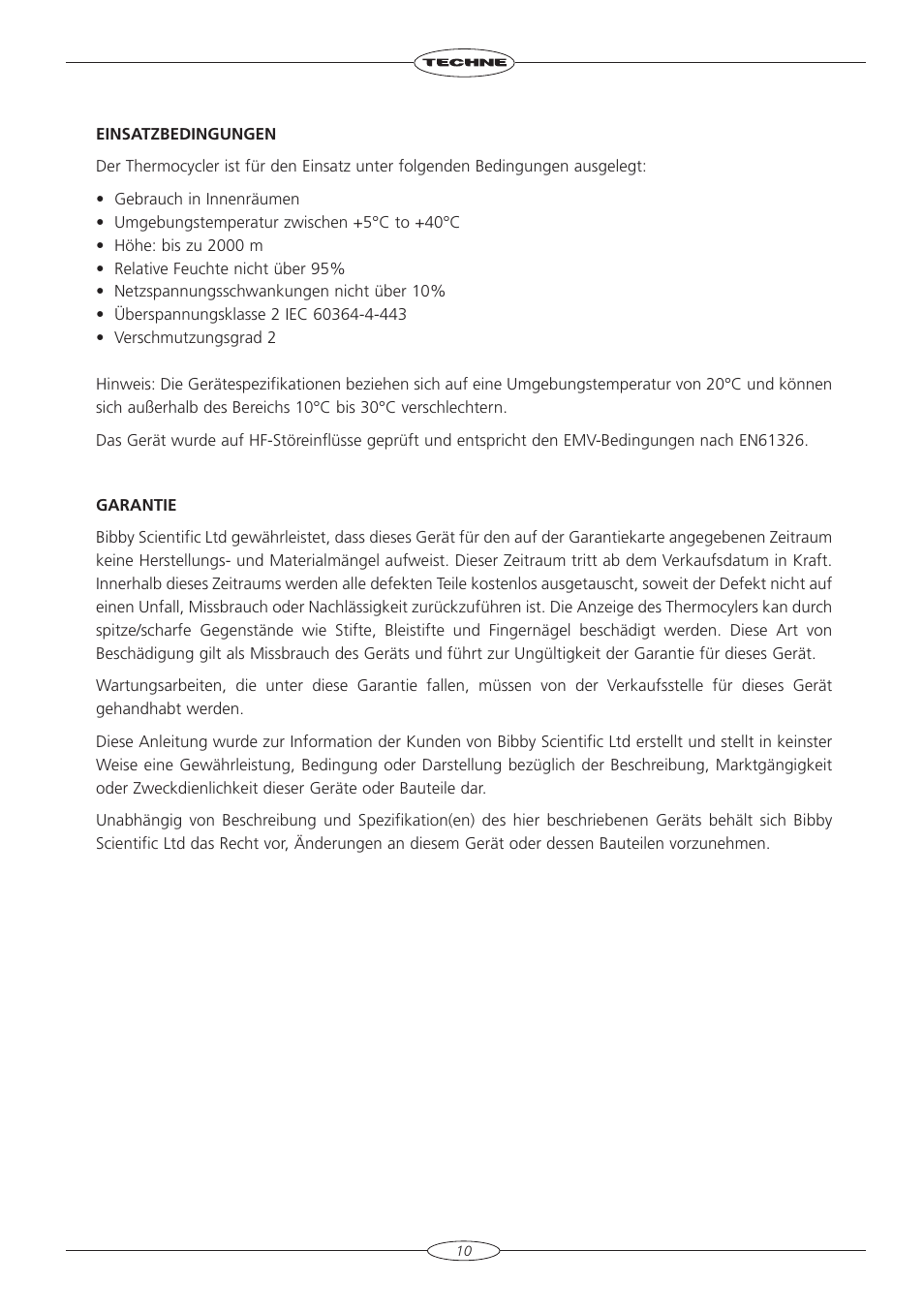 Techne TC-3000X User Manual | Page 12 / 55
