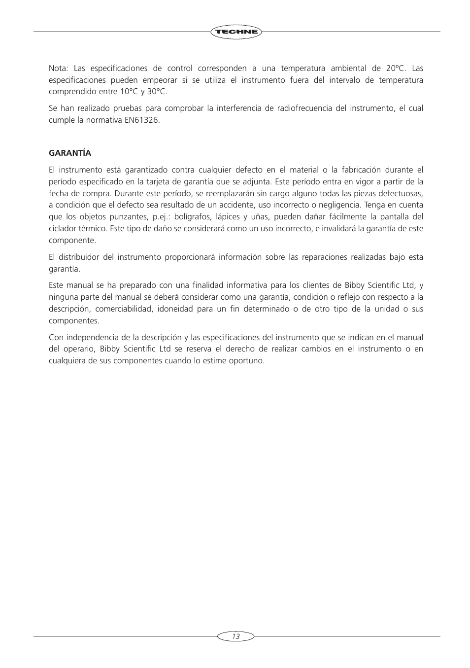 Techne TC-3000X User Manual | Page 15 / 55