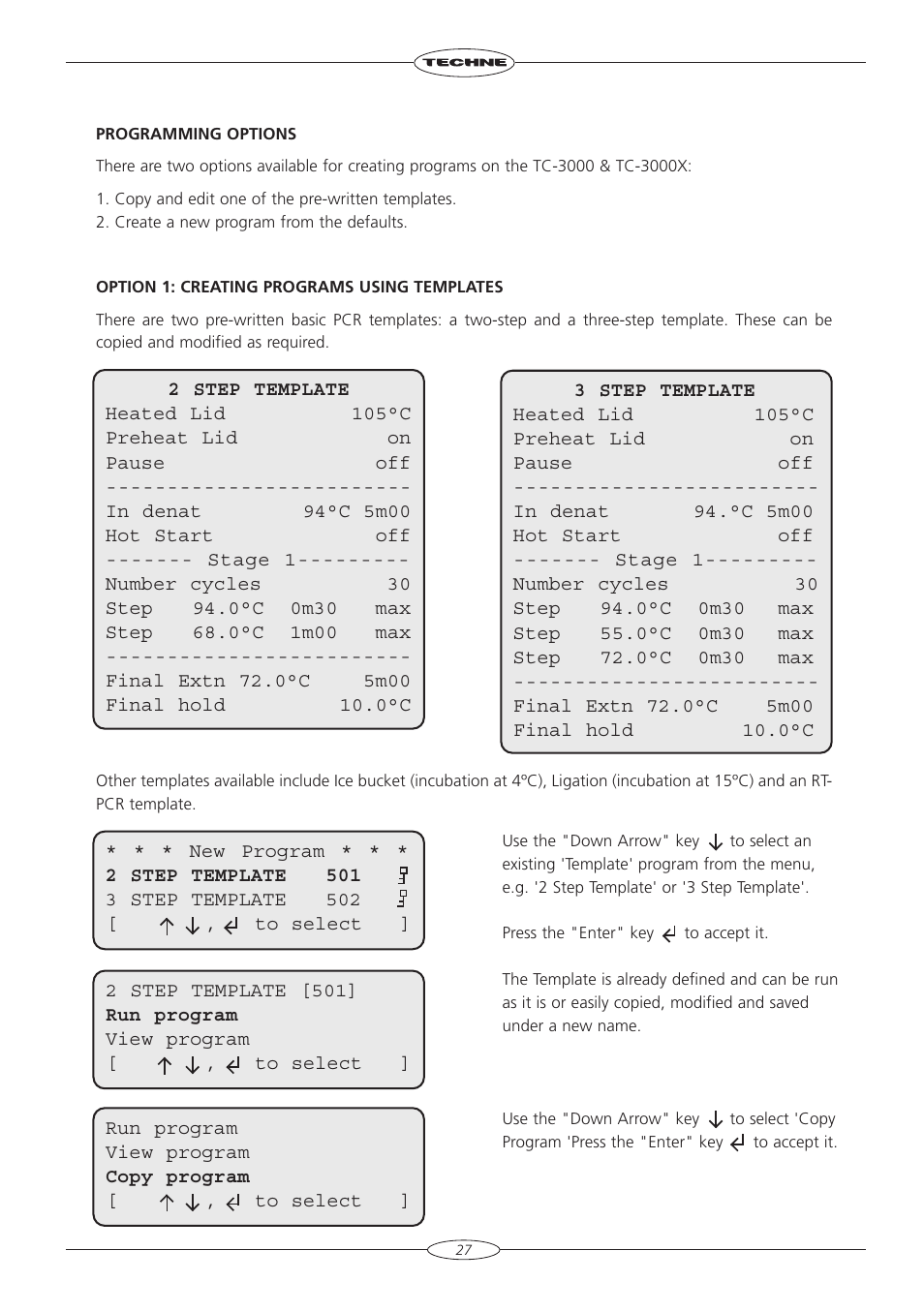 Techne TC-3000X User Manual | Page 29 / 55