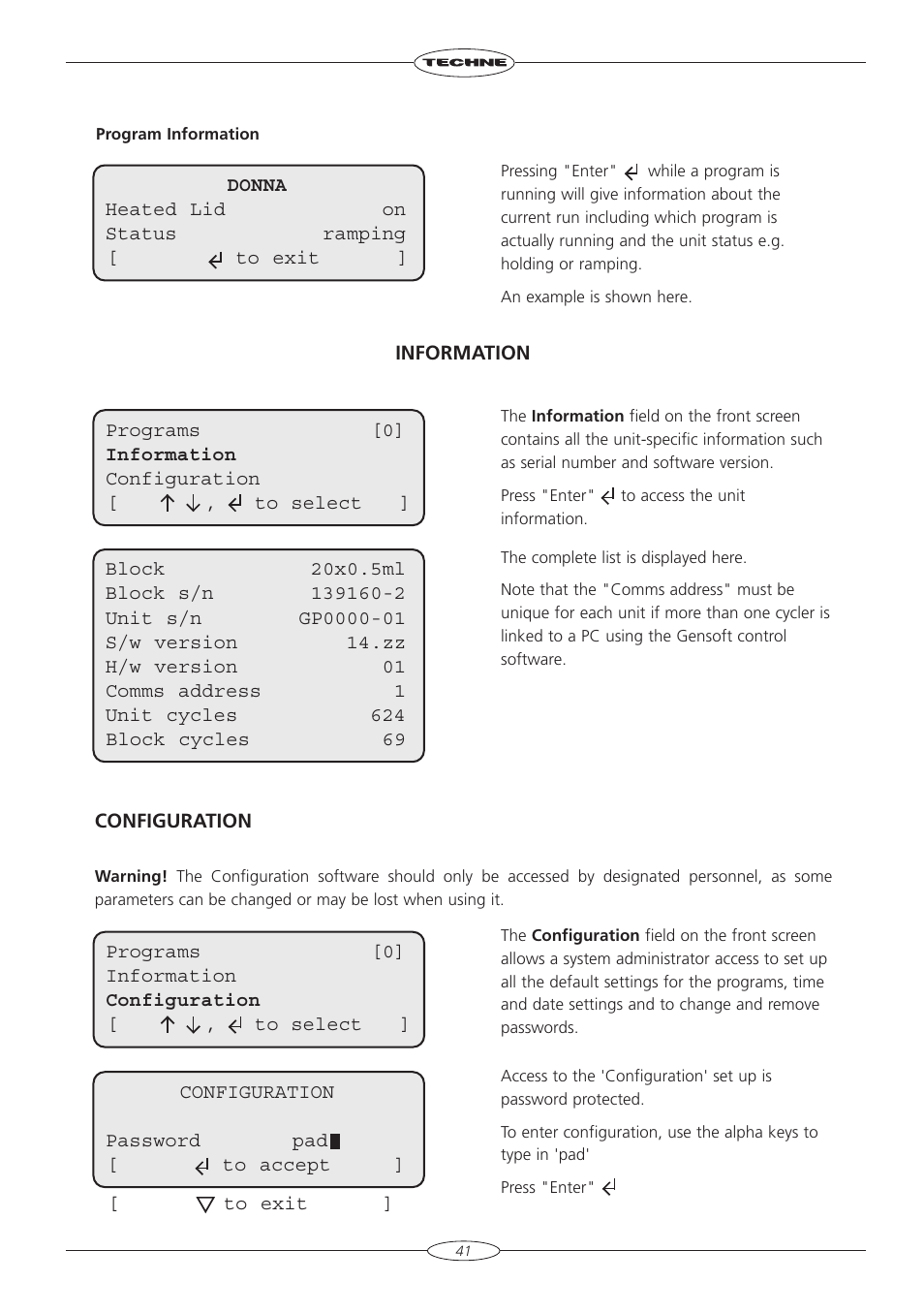 Techne TC-3000X User Manual | Page 43 / 55