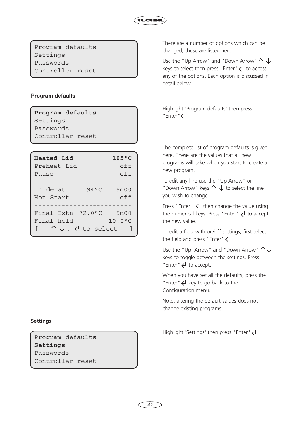 Techne TC-3000X User Manual | Page 44 / 55