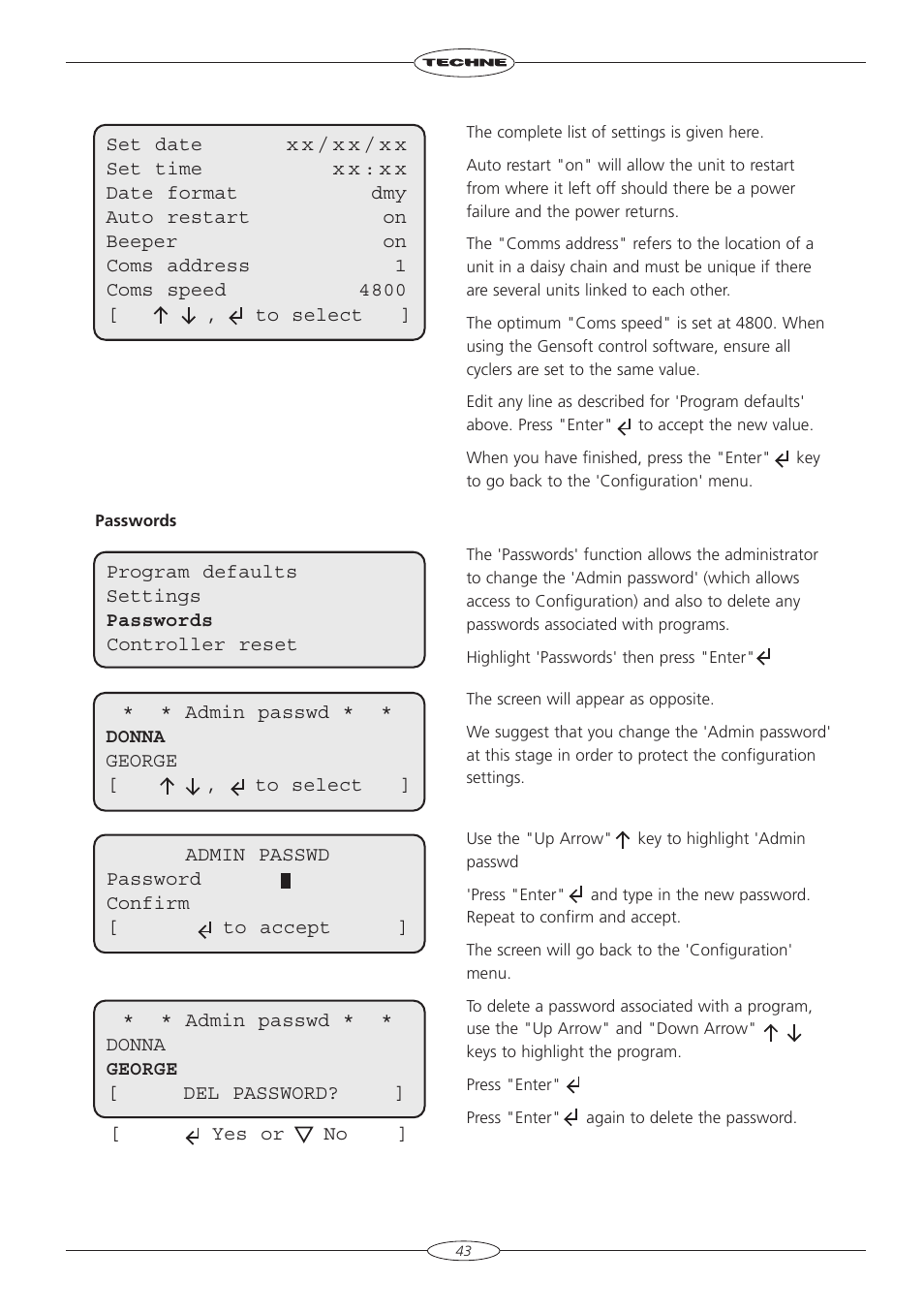 Techne TC-3000X User Manual | Page 45 / 55