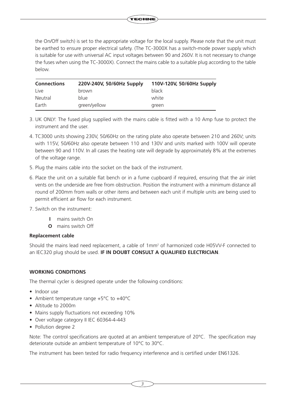 Techne TC-3000X User Manual | Page 5 / 55