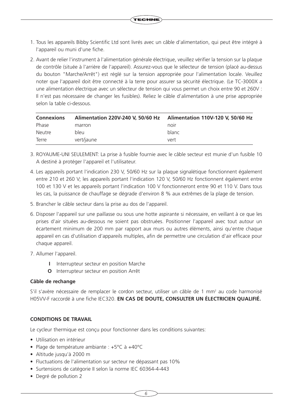 Techne TC-3000X User Manual | Page 8 / 55