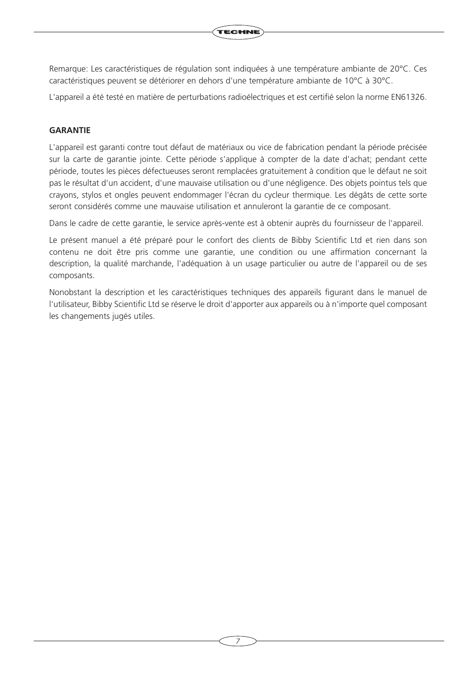 Techne TC-3000X User Manual | Page 9 / 55