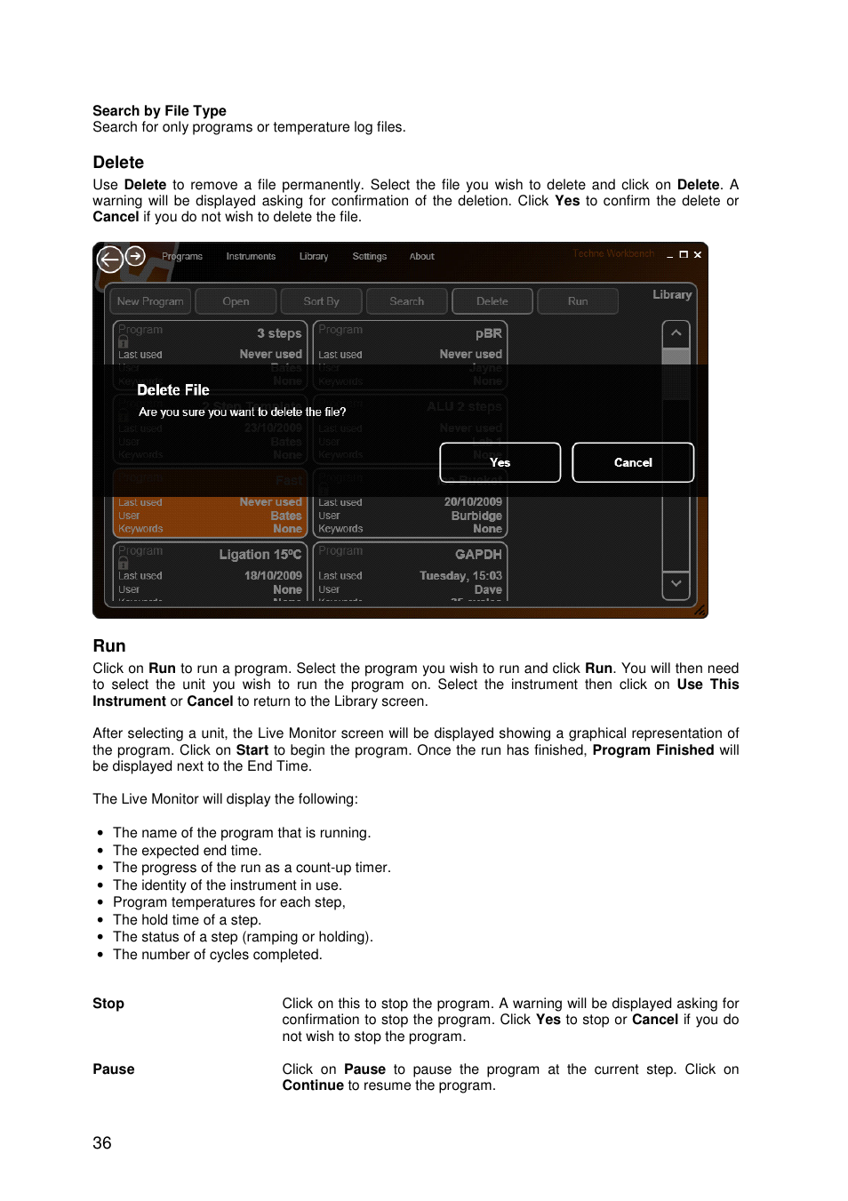 Delete | Techne Prime Elite Satellite User Manual | Page 36 / 45