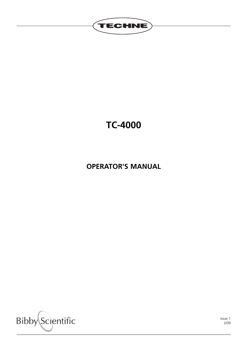 Techne TC-4000 User Manual | 52 pages