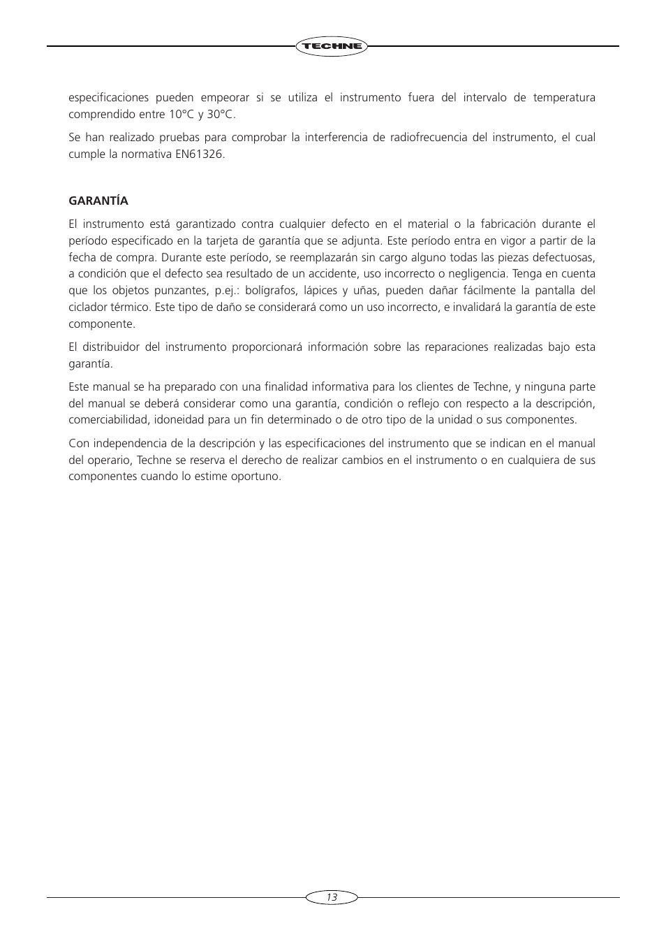 Techne TC-4000 User Manual | Page 15 / 52