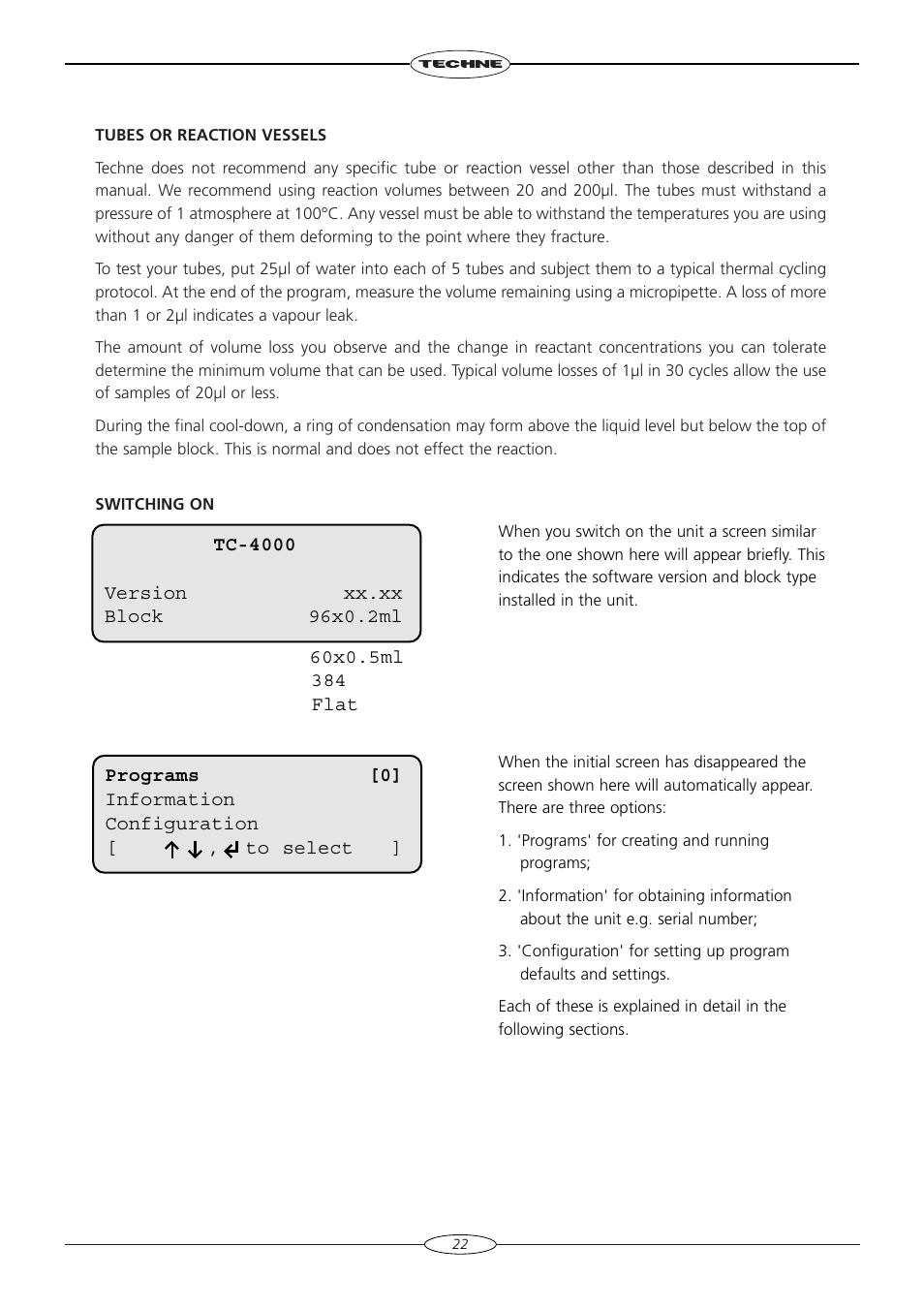 Techne TC-4000 User Manual | Page 24 / 52