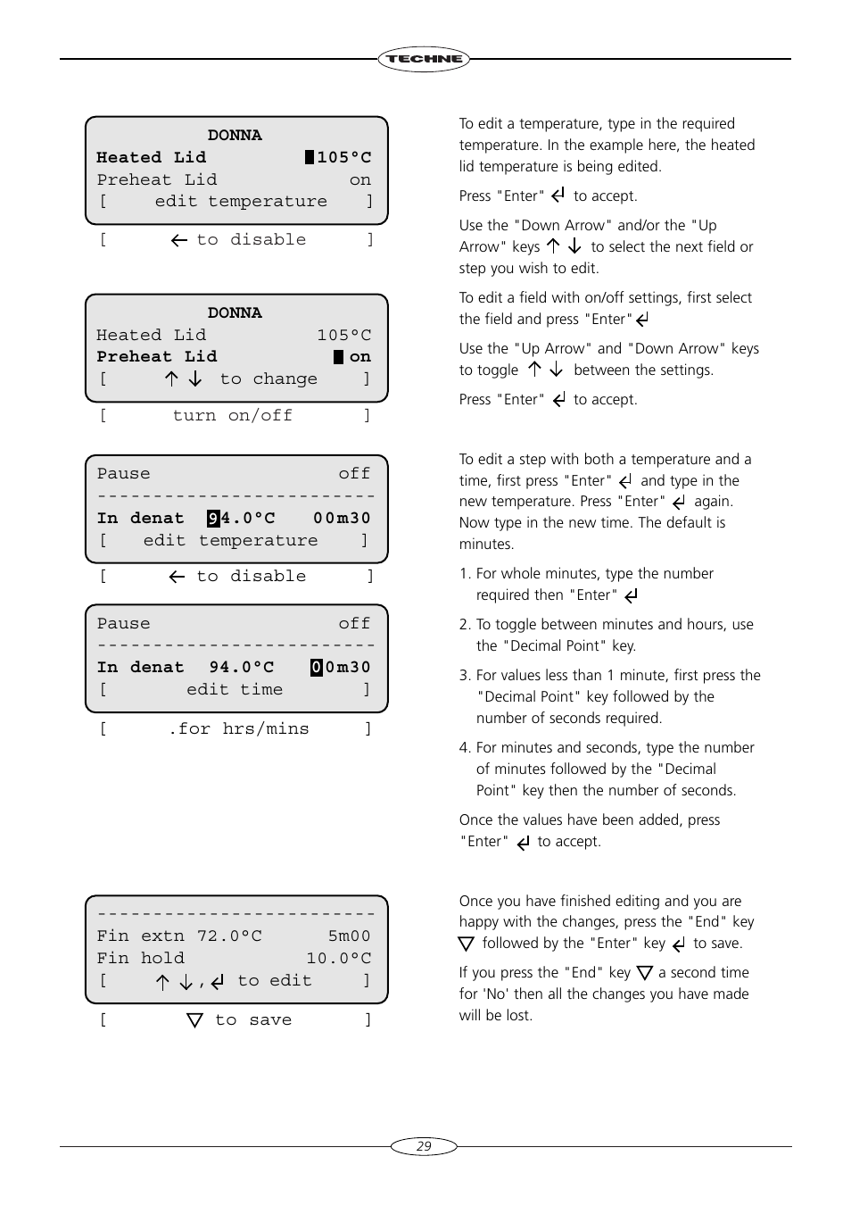 Techne TC-4000 User Manual | Page 31 / 52