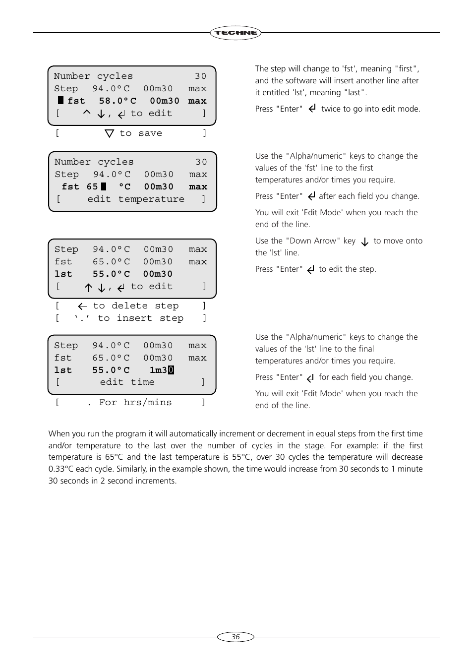 Techne TC-4000 User Manual | Page 38 / 52