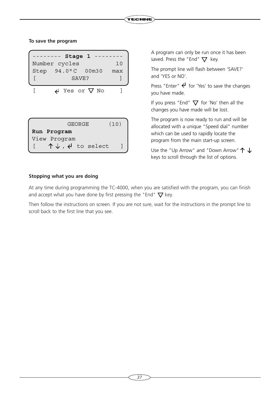 Techne TC-4000 User Manual | Page 39 / 52