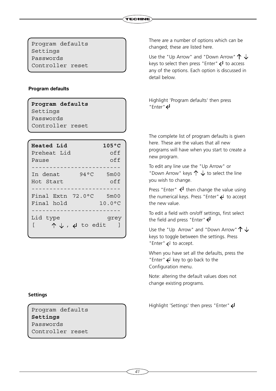 Techne TC-4000 User Manual | Page 43 / 52
