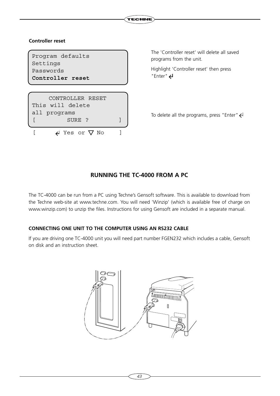 Techne TC-4000 User Manual | Page 45 / 52