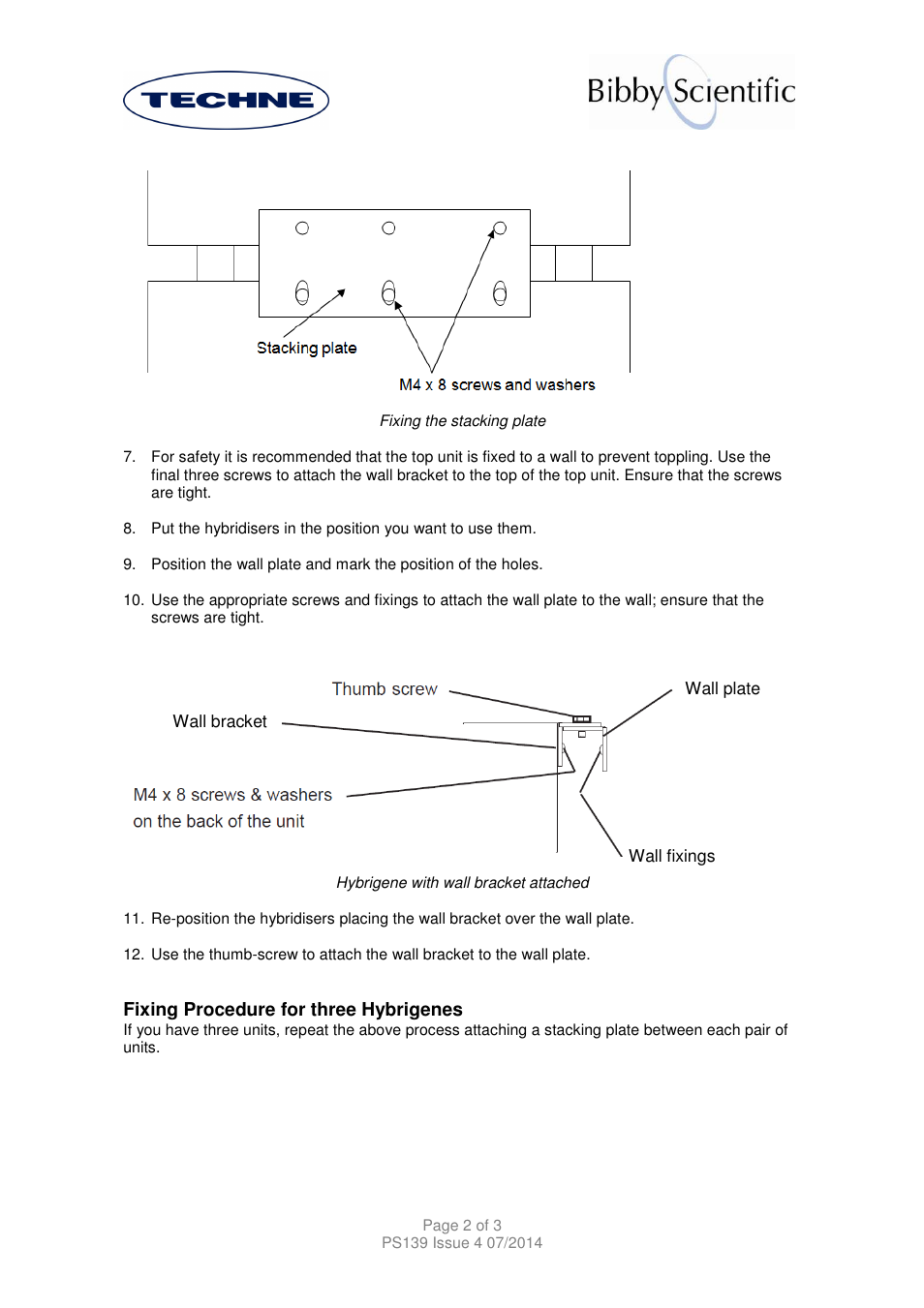Techne PS139 User Manual | Page 2 / 3