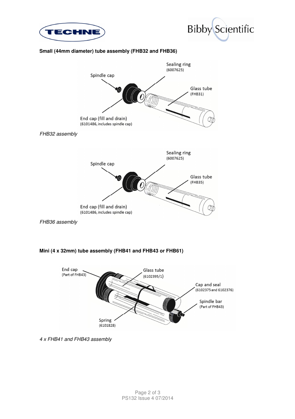 Techne PS132 User Manual | Page 2 / 3