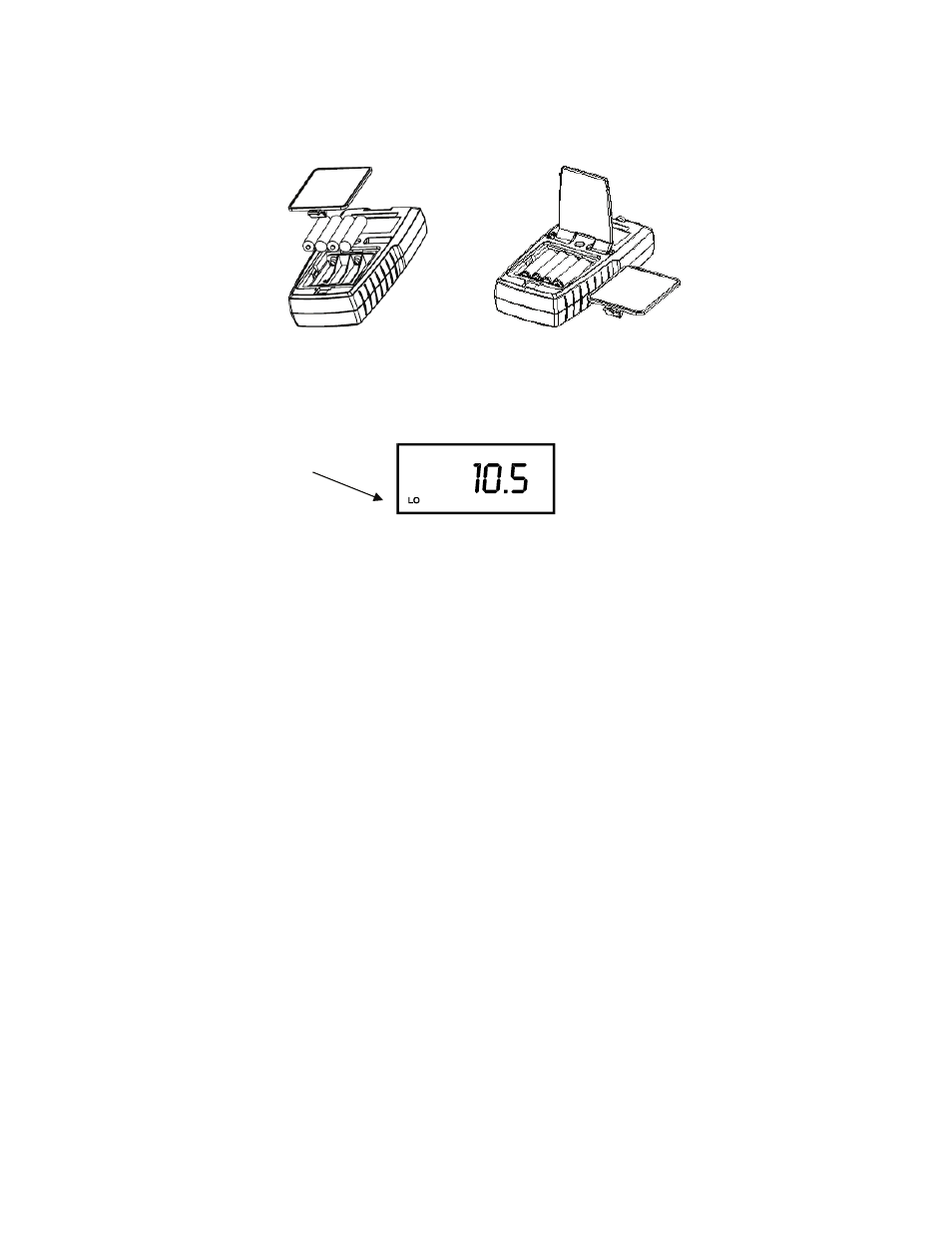 4 inserting new batteries, 5 battery replacement, 6 connecting the electrode and temperature sensor | Thermo Fisher Scientific Eutech pH 5/6 Plus & Ion 6 Plus (Old version EP6, SN <797406, discontinued) User Manual | Page 7 / 23