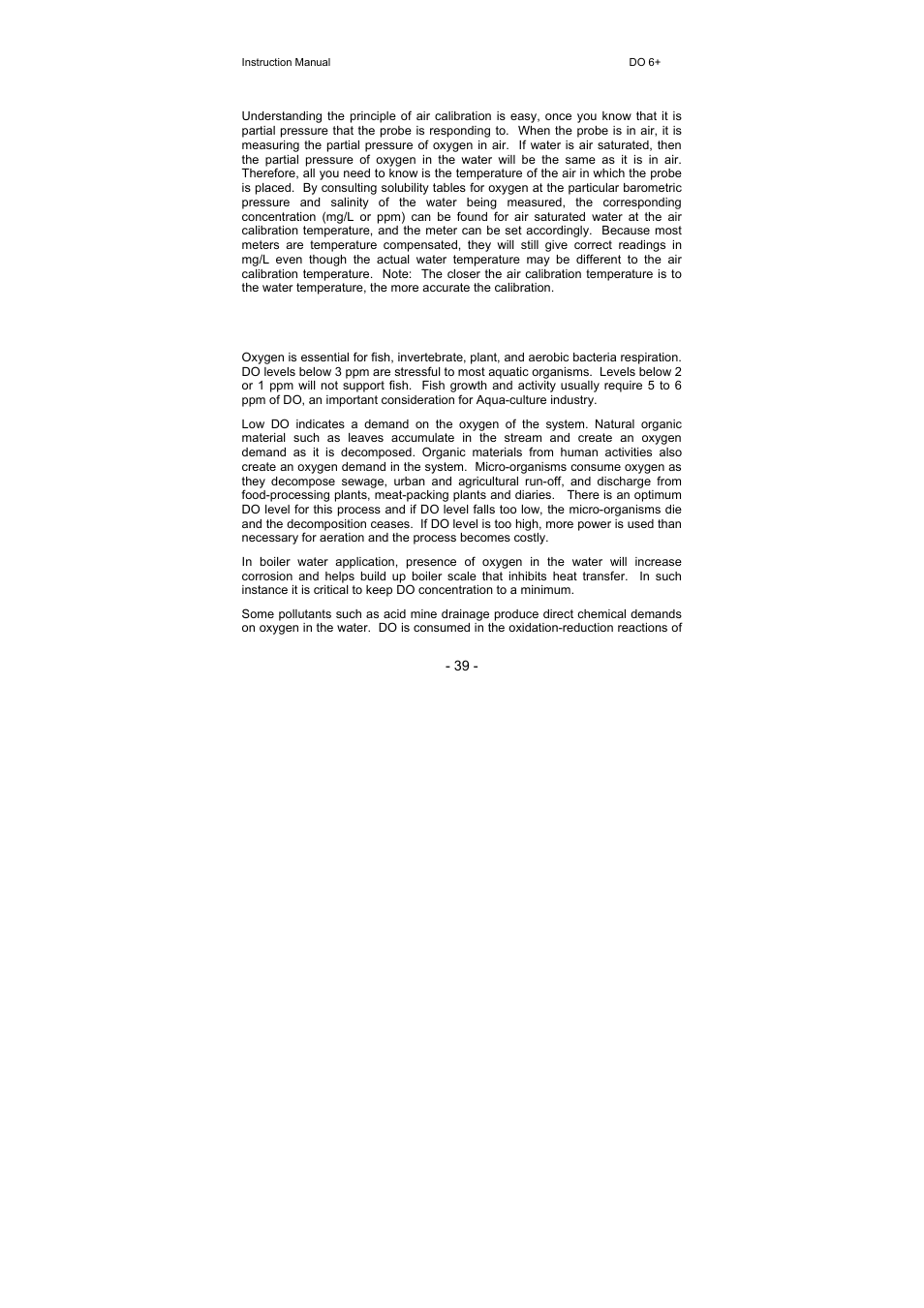 Thermo Fisher Scientific Eutech DO 6 Plus User Manual | Page 45 / 48