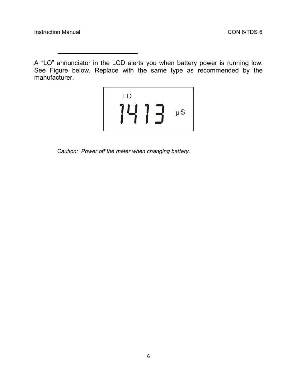 3 battery replacement | Thermo Fisher Scientific EcoScan CON 6 & TDS 6 User Manual | Page 10 / 56