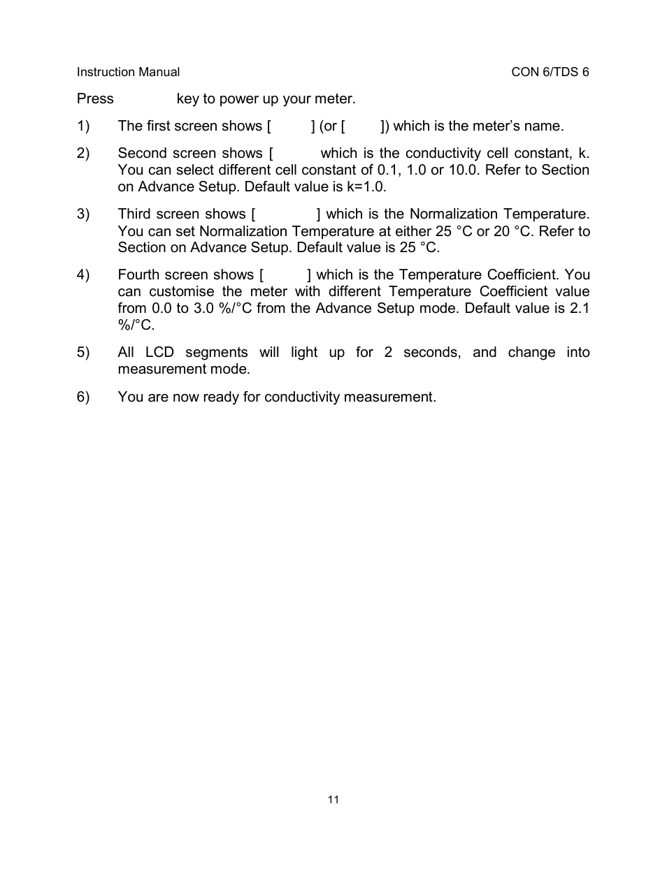 Thermo Fisher Scientific EcoScan CON 6 & TDS 6 User Manual | Page 15 / 56
