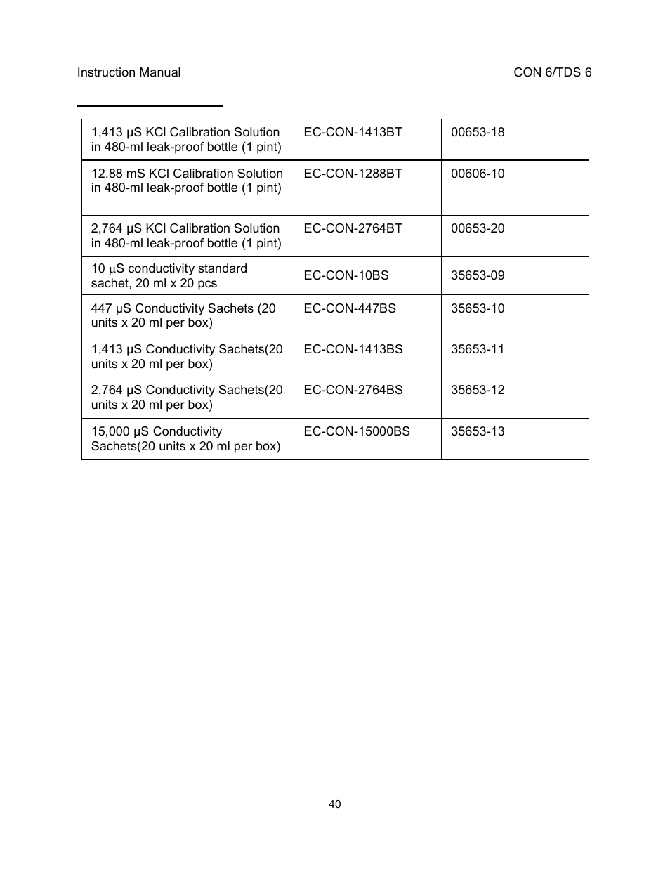 Thermo Fisher Scientific EcoScan CON 6 & TDS 6 User Manual | Page 44 / 56
