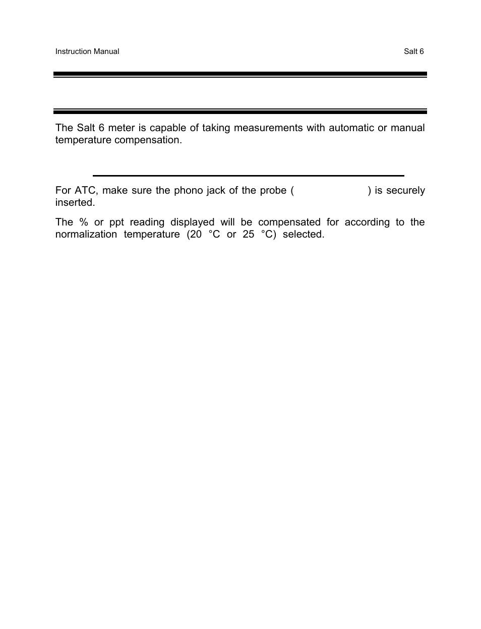 Measurement, With automatic temperature compensation (atc) | Thermo Fisher Scientific EcoScan Salt 6 User Manual | Page 19 / 40