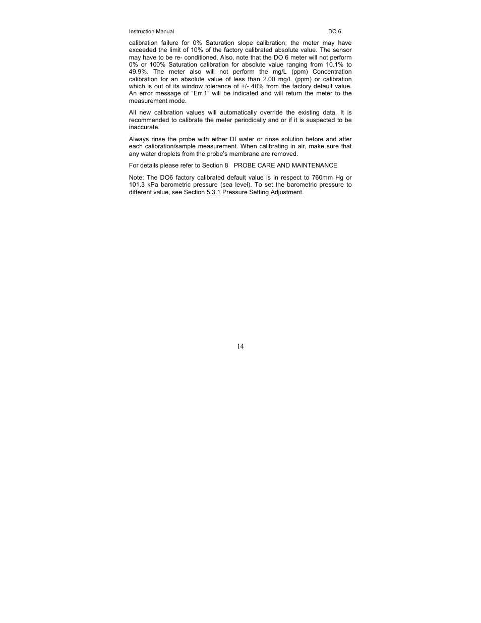 Thermo Fisher Scientific EcoScan DO 6 User Manual | Page 22 / 80