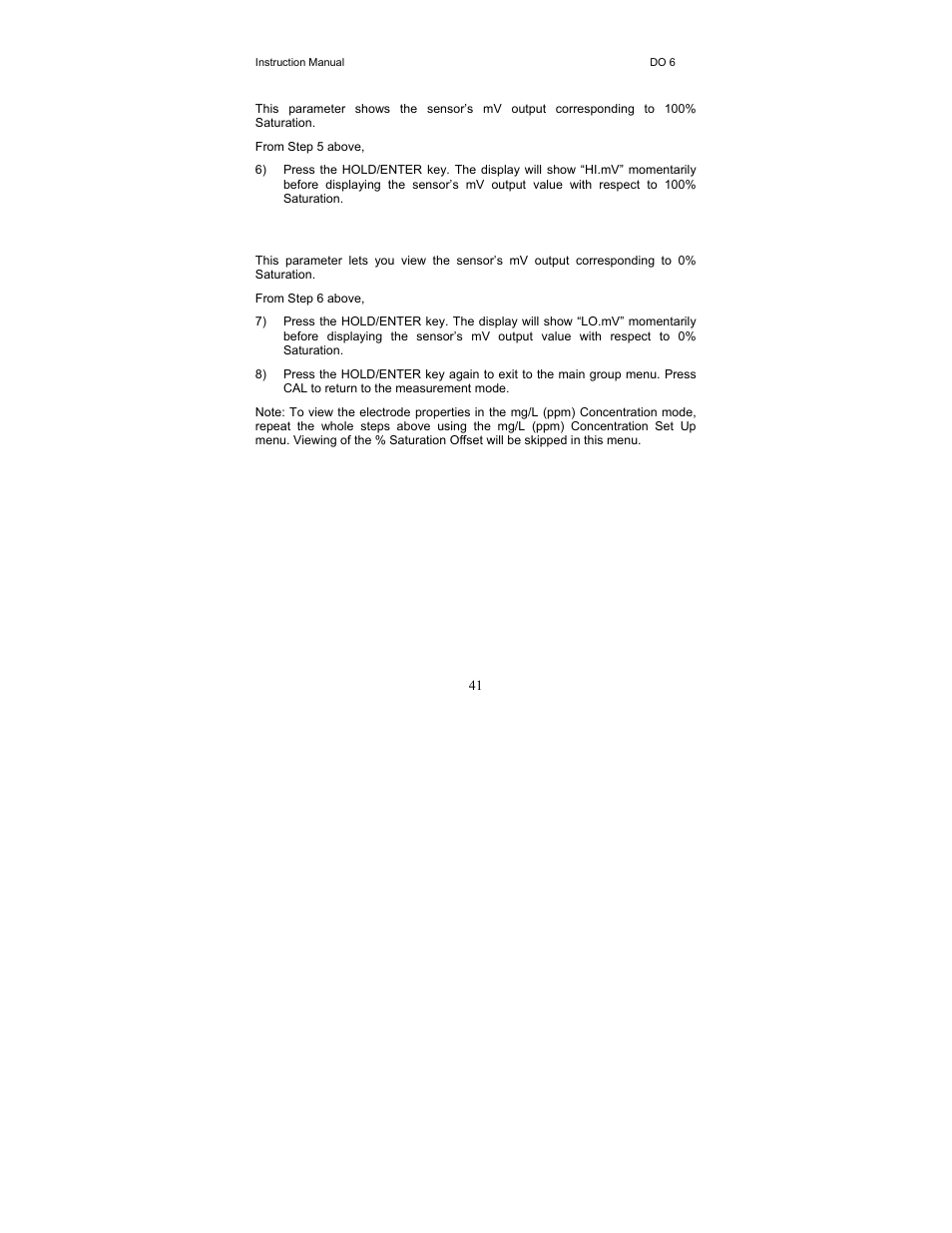 Thermo Fisher Scientific EcoScan DO 6 User Manual | Page 49 / 80
