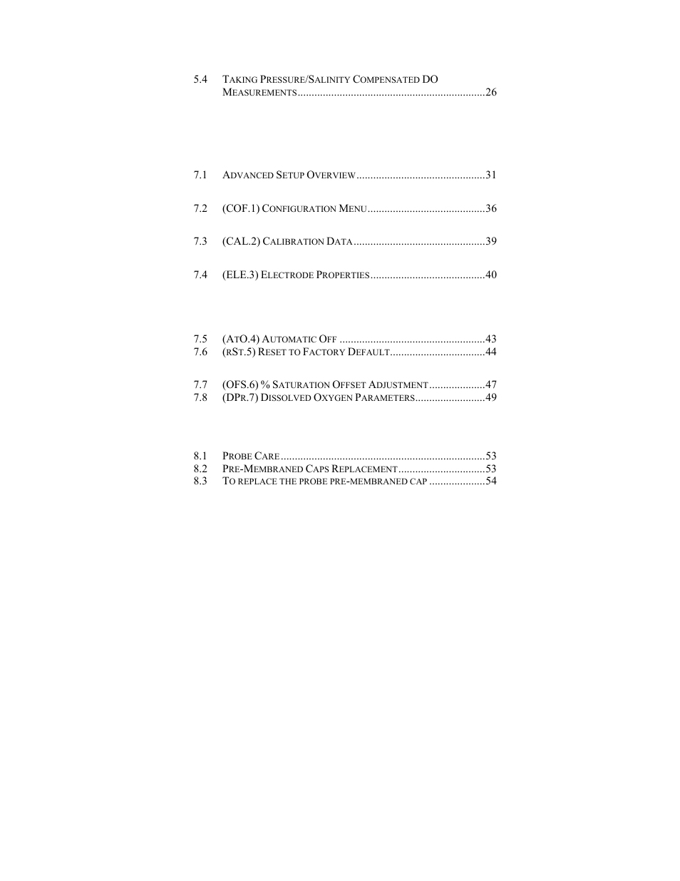 Thermo Fisher Scientific EcoScan DO 6 User Manual | Page 6 / 80