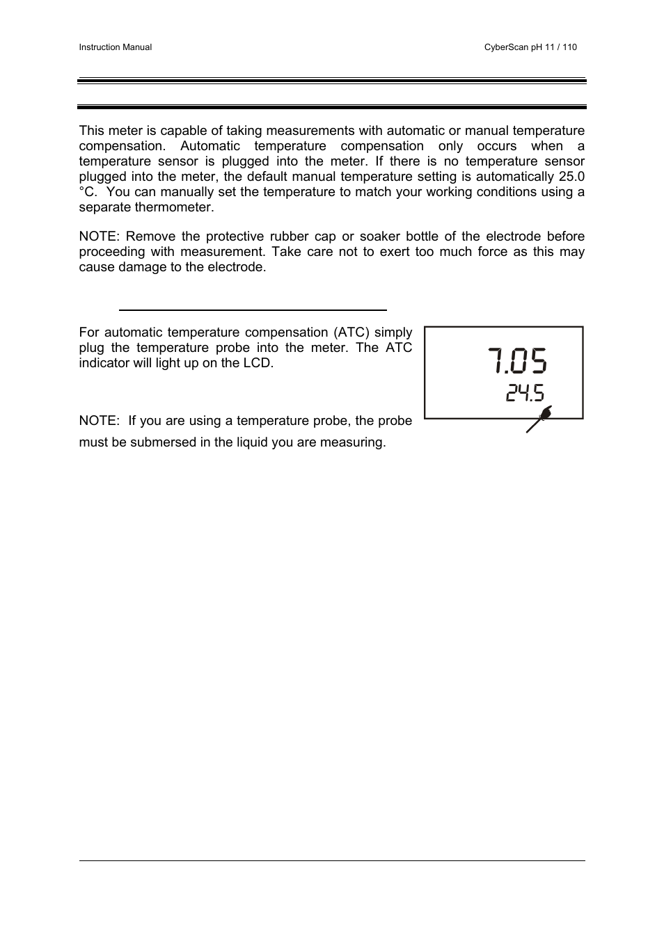 5 measurement | Thermo Fisher Scientific CyberScan pH 11/pH 110 User Manual | Page 21 / 76