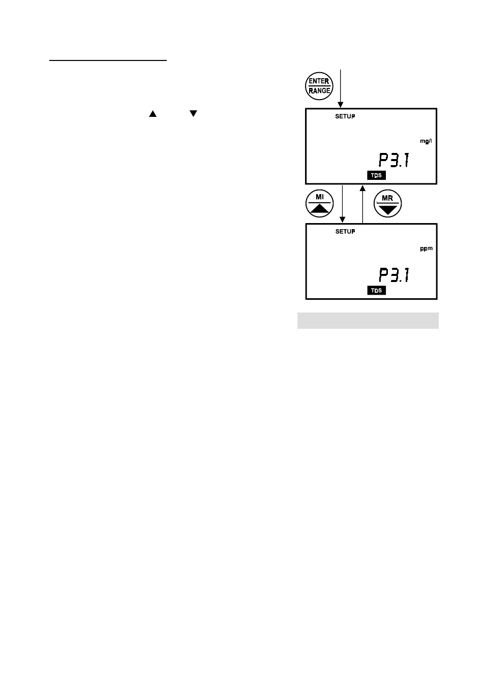 P3.1: tds units | Thermo Fisher Scientific CyberScan CON 10/CON 100/CON 200 User Manual | Page 37 / 62