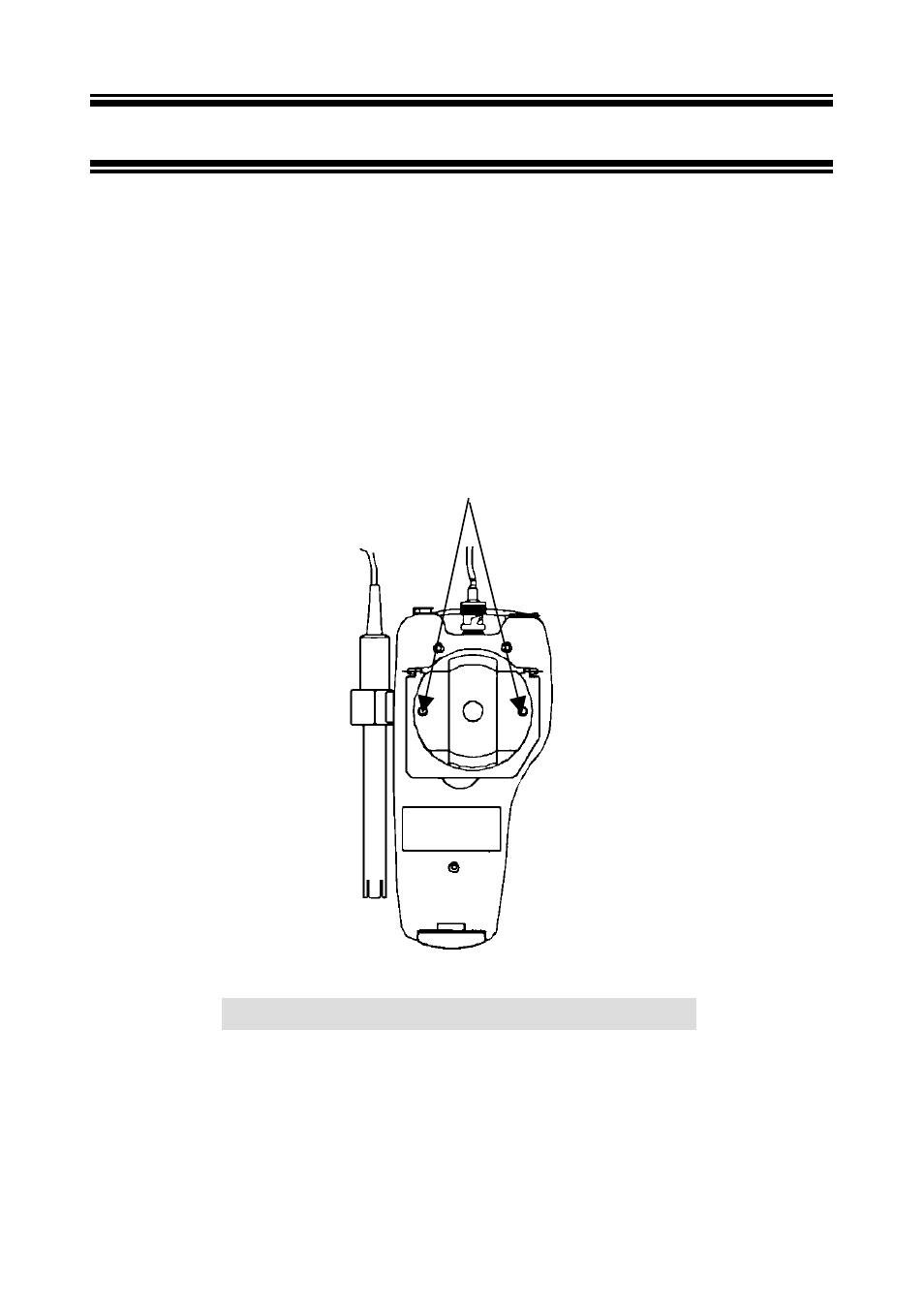 Preparation, Inserting the batteries, Attaching the electrode holder onto the meter | 3 p r e pa r at i o n | Thermo Fisher Scientific CyberScan CON 10/CON 100/CON 200 User Manual | Page 8 / 62