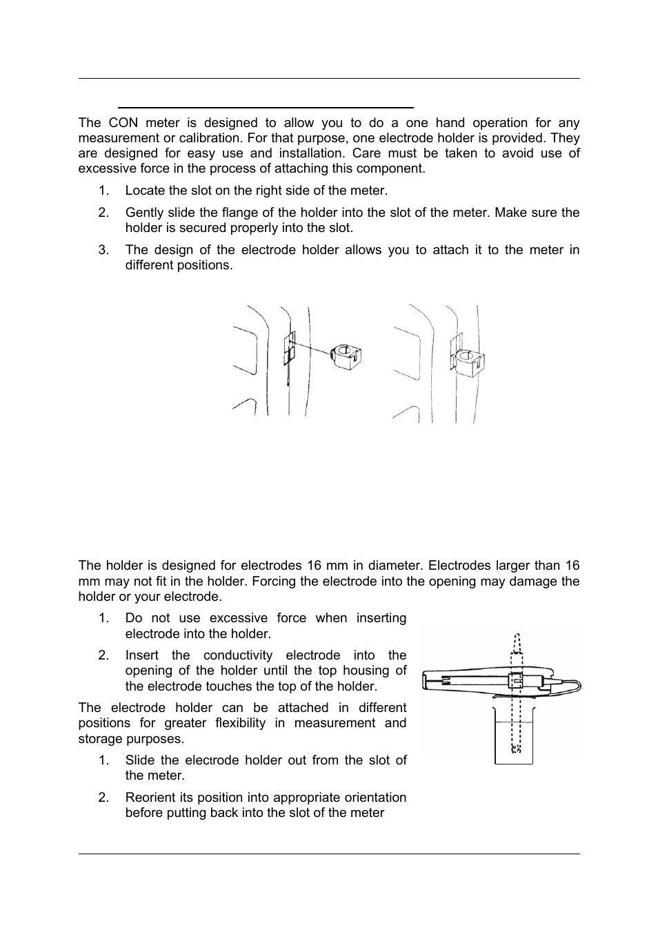 Thermo Fisher Scientific CyberScan CON 11/CON 110 User Manual | Page 12 / 80