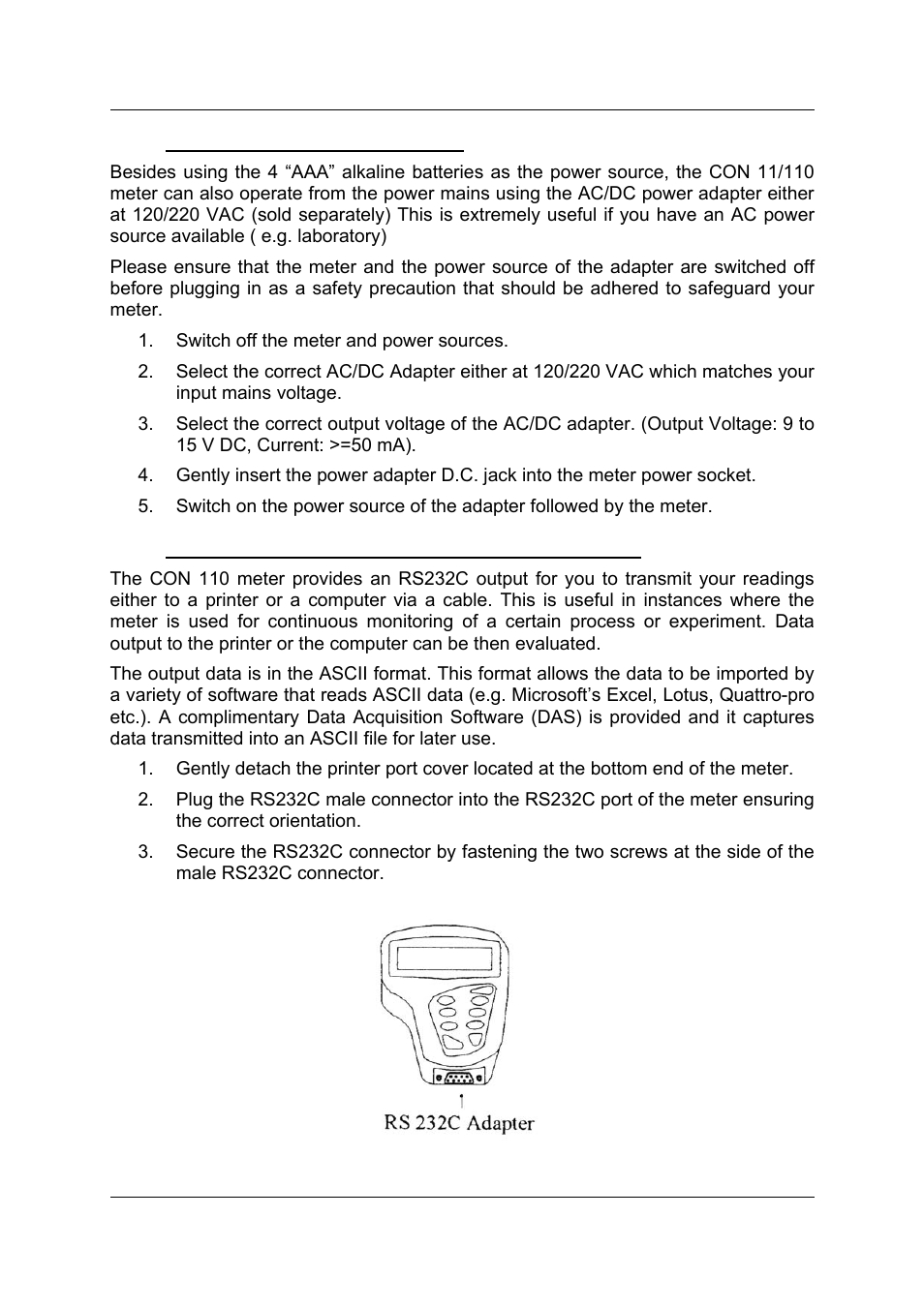 Thermo Fisher Scientific CyberScan CON 11/CON 110 User Manual | Page 13 / 80