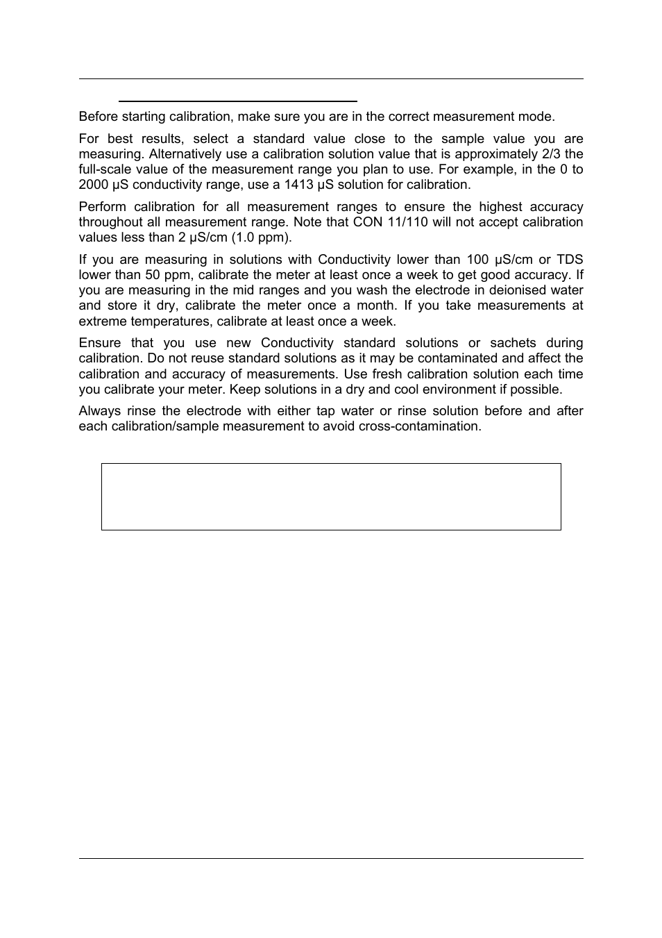 Thermo Fisher Scientific CyberScan CON 11/CON 110 User Manual | Page 16 / 80