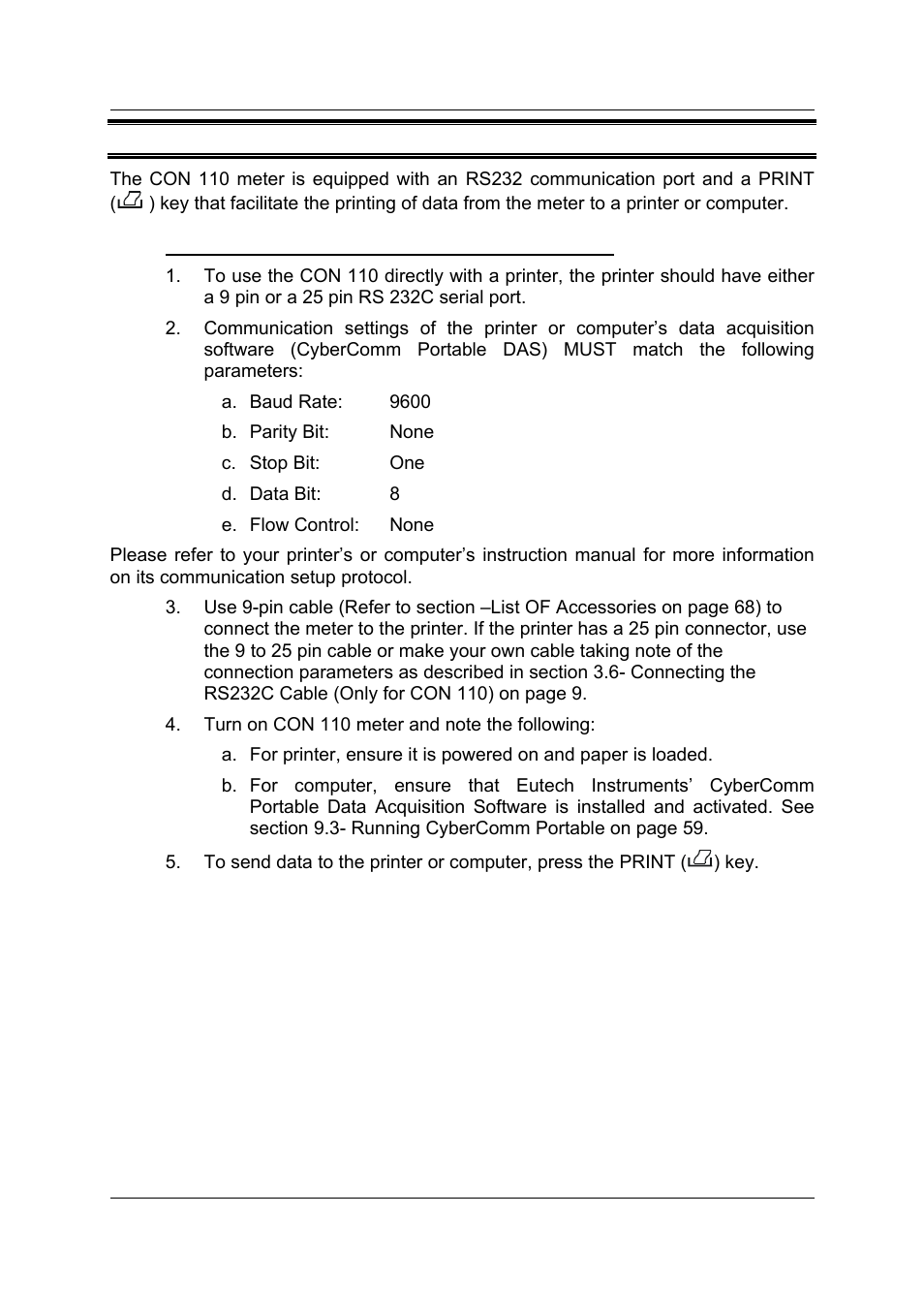 Thermo Fisher Scientific CyberScan CON 11/CON 110 User Manual | Page 32 / 80