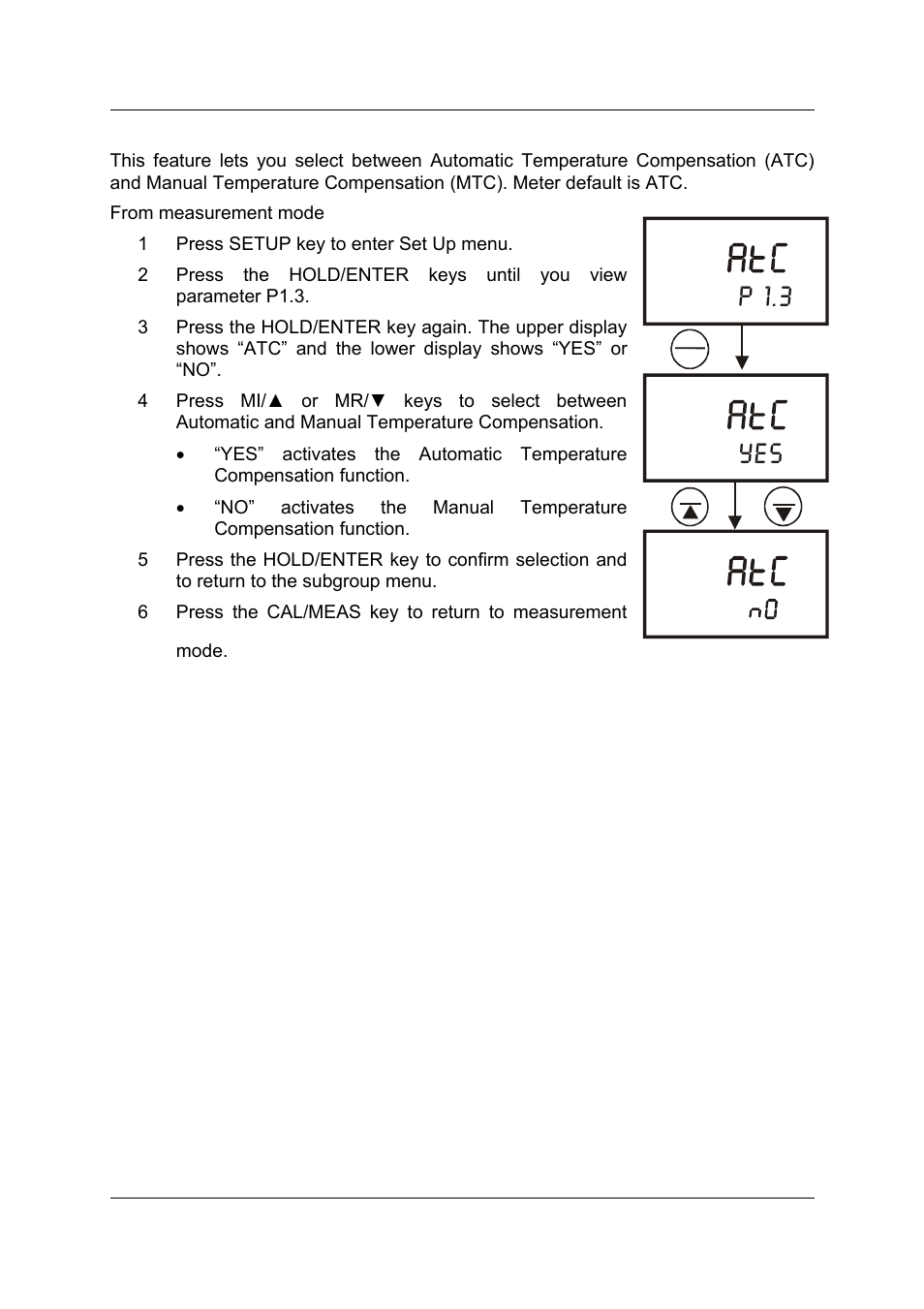 P 1.3 | Thermo Fisher Scientific CyberScan CON 11/CON 110 User Manual | Page 44 / 80