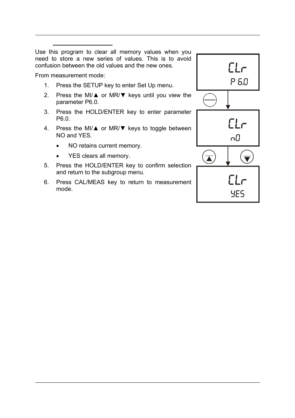 P 6.0 | Thermo Fisher Scientific CyberScan CON 11/CON 110 User Manual | Page 51 / 80